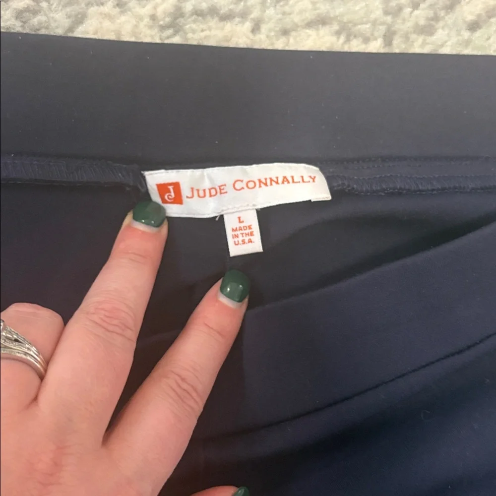Jude Connally Navy Wide-Leg Ponte Pants - Picture 4 of 8